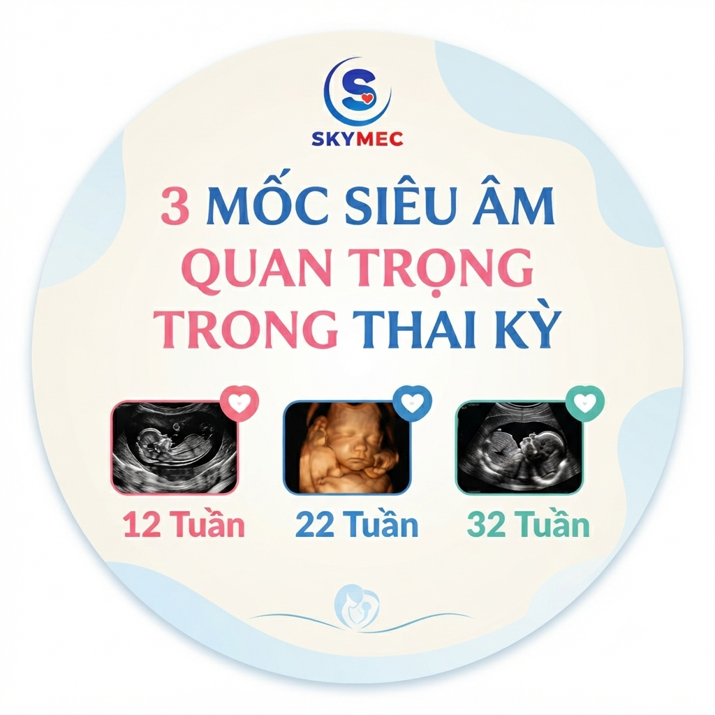 Siêu Âm Thai 12 – 22 – 32 Tuần: Mẹ Bầu Cần Biết Gì?